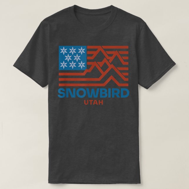 Camiseta Snowbird Utah Snow Mountain  (Diseño del anverso)