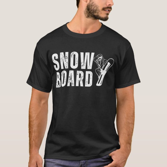 Camiseta Snowboard (Anverso)