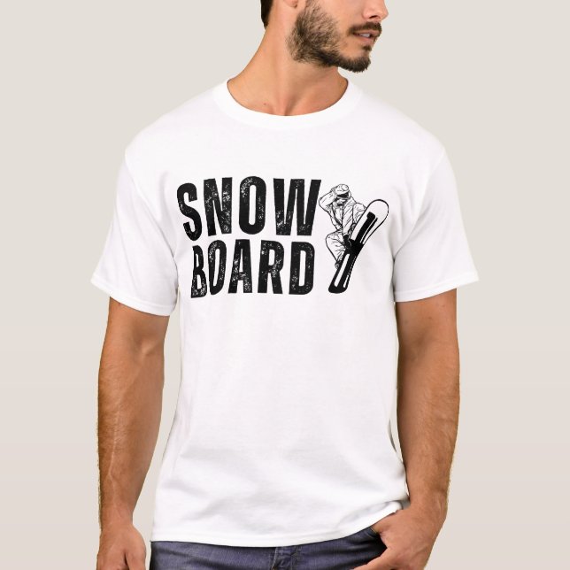 Camiseta Snowboard (Anverso)