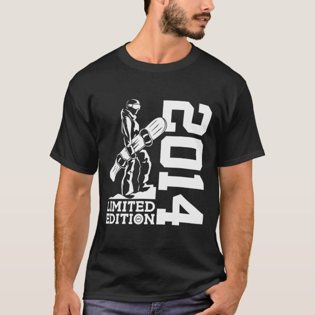 Camiseta Snowboard 11th Birthday Snowboard 2014 Snowboardin (Anverso)
