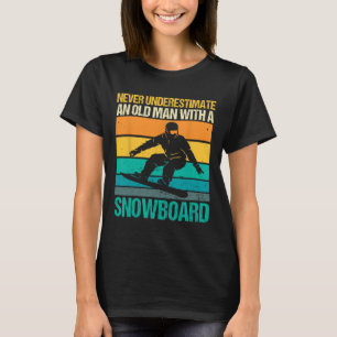Camiseta Snowboard Abuelo Snowboard Snowboard Winter Sport