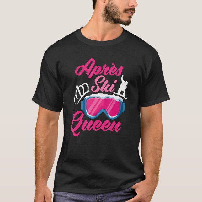 Camiseta Snowboard Après Ski Queen (Anverso)
