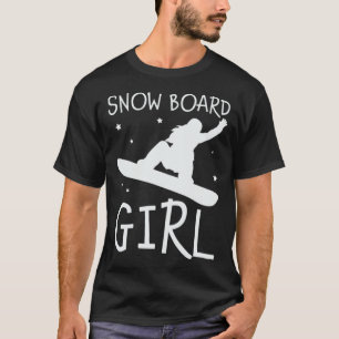 Camiseta Snowboard Chica Winter Snowboard Snowboard Snowboa