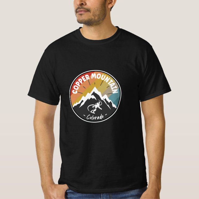 Camiseta Snowboard Copper Mountain Colorado (Anverso)