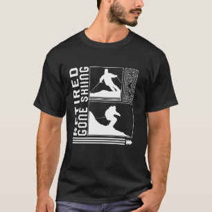 Camiseta Snowboard de esquiador de esquí retirado
