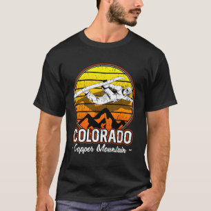 Camiseta Snowboard de la montaña del cobre en Colorado