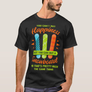 Camiseta Snowboard Esquí divertido Snowboard Snowboard Snow