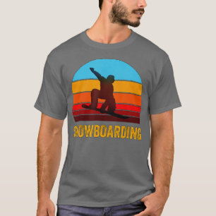 Camiseta Snowboard estilo retro vintage