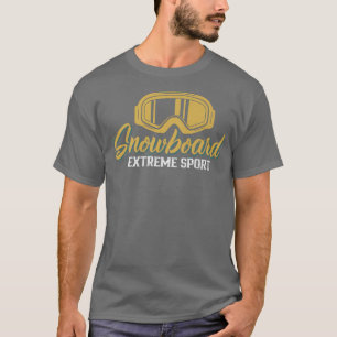 Camiseta Snowboard Etreme Sport Ski Guay Adventure Gift