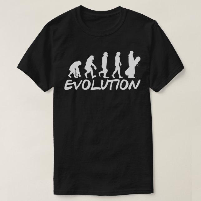 Camiseta Snowboard Evolution Snowboard Snowboard (Diseño del anverso)