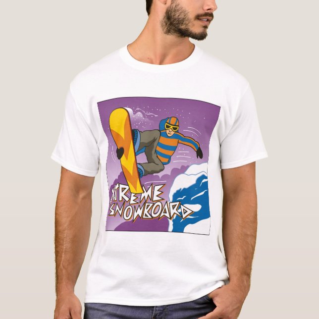 Camiseta Snowboard extrema (Anverso)
