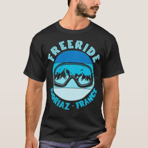 Camiseta Snowboard Freeride Mask Avoriaz France