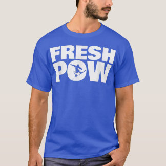 Camiseta Snowboard Fresco Pow Snowboard Tema