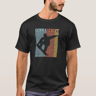 Camiseta Snowboard Gonna Send It Vintage Retro Freestyle Sn