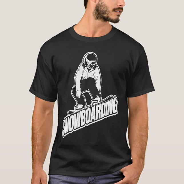 Camiseta Snowboard Gran Shredder Letting Great Snowboard (Anverso)