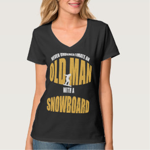 Camiseta Snowboard Hombres Snowboard Snowboa deportes de in