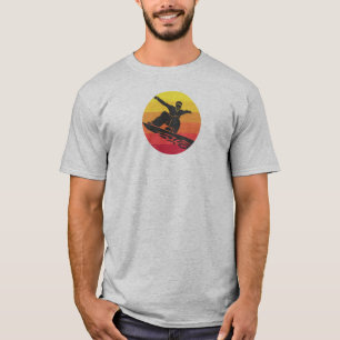Camiseta Snowboard Jump Retro