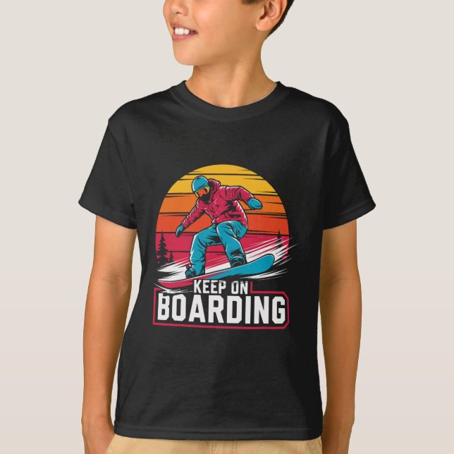 Camiseta Snowboard Lover Humor Design Funny Snowboard (Anverso)