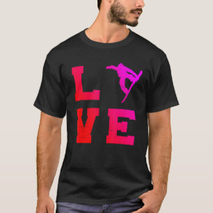 Camiseta Snowboard masculino de snowboard femenino