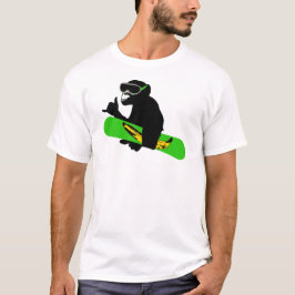 Camiseta snowboard monkey