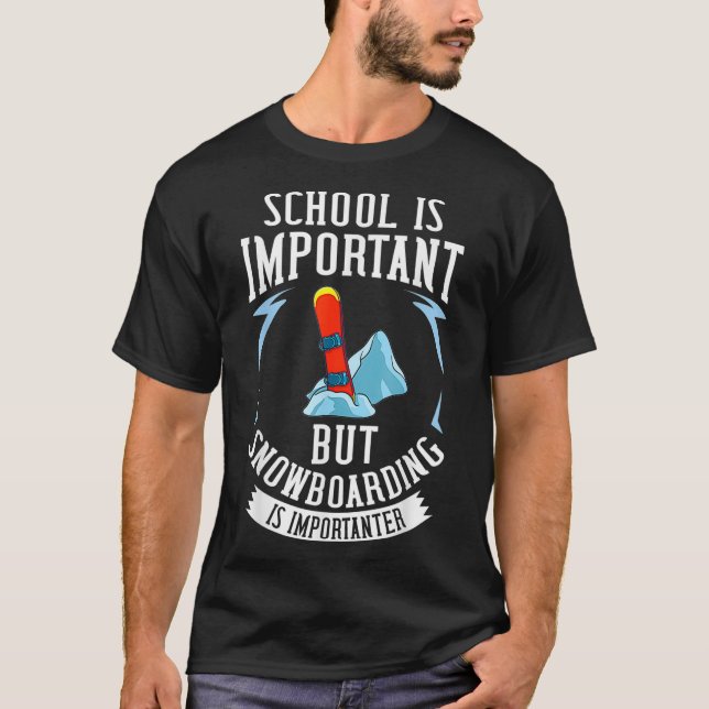 Camiseta Snowboard Mountain Funny Freestyle _5 (Anverso)