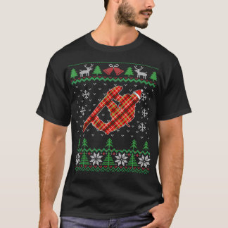 Camiseta Snowboard Navidades feos Snowboard