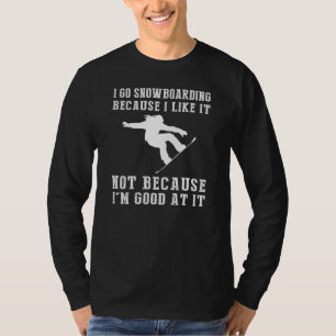 Camiseta Snowboard para el amor - Funny Snowboard Enthus