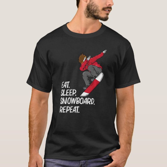Camiseta Snowboard Para Hombres Mujeres Esquiadoras Snowboa (Anverso)
