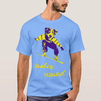 Camiseta Snowboard Perro en polvo Hound Esquí
