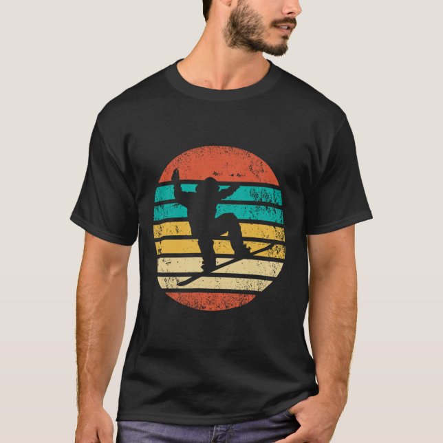 Camiseta Snowboard retro - Snowboard vintage (Anverso)