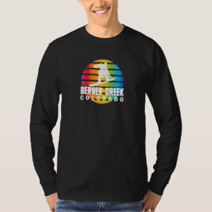 Camiseta Snowboard Retro Sol Snowboarder Beaver Creek Color