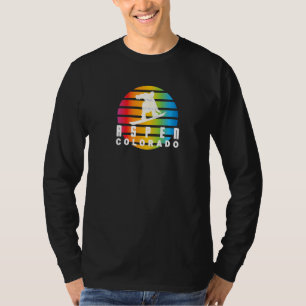 Camiseta Snowboard Retro Sun Snowboard Aspen Colorado