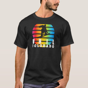 Camiseta Snowboard Retro Sun Snowboard Vail Colorado