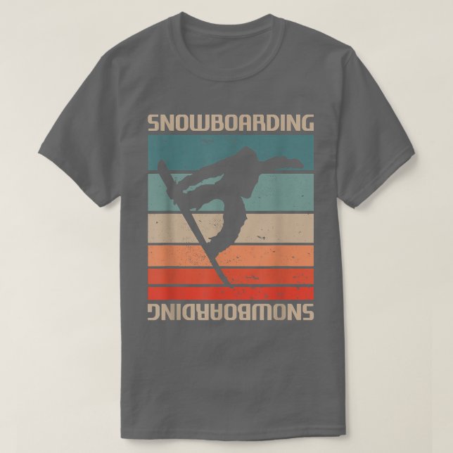 Camiseta Snowboard Retro Vintage Classic Snowboard (Diseño del anverso)