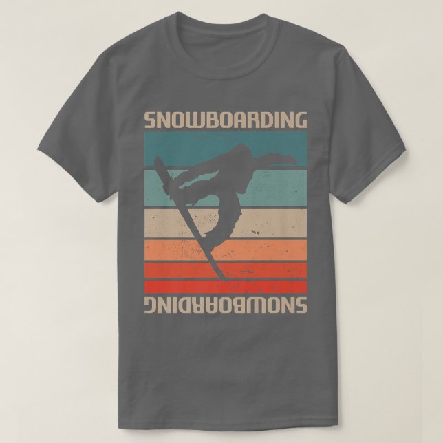 Camiseta Snowboard Retro Vintage Classic Snowboard (Diseño del anverso)