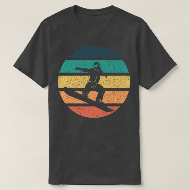 Camiseta Snowboard Retro Vintage Guay Snowboard Winter S (Diseño del anverso)