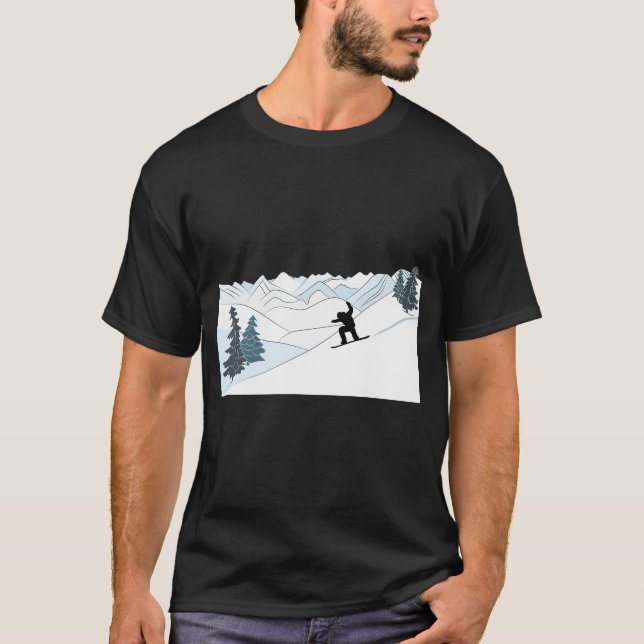 Camiseta Snowboard Scene Winter Sports (Anverso)