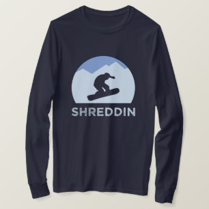 Camiseta Snowboard Silhouette Shreddin Long Sleeve