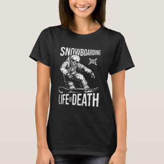 Camiseta Snowboard Skeleton Snowboarding - Winter Sports Sn