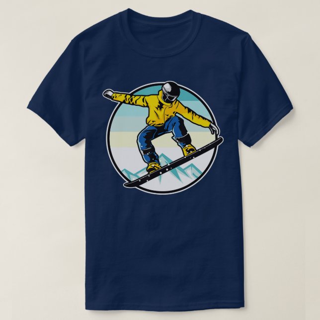 Camiseta Snowboard Snowboard Snowboard (Diseño del anverso)