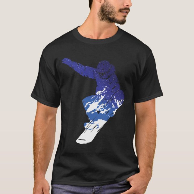 Camiseta Snowboard Snowboard Snowboard Snowboard Deportes d (Anverso)