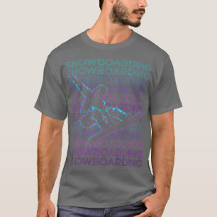 Camiseta Snowboard Snowboard Snowboard Snowboard Retro