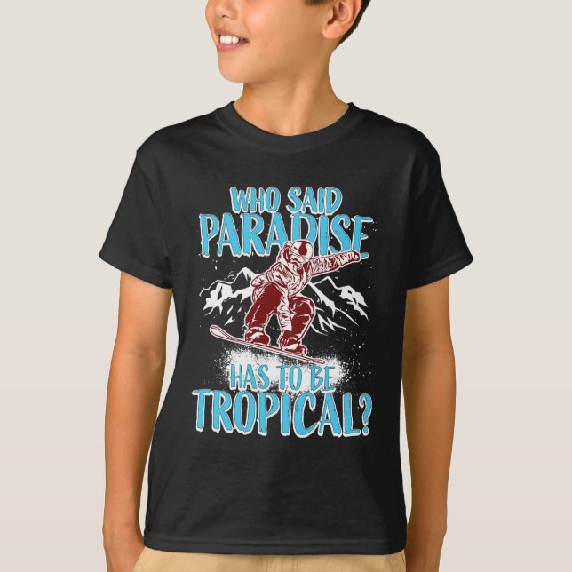 Camiseta Snowboard Snowboard Snowboard Snowboard Winter Fun (Anverso)
