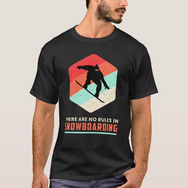 Camiseta Snowboard Snowboard Snowboarder Regalo Retro (Anverso)