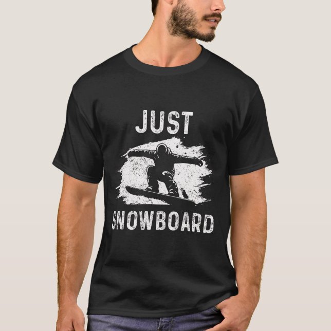 Camiseta Snowboard Snowboard Vintage (Anverso)