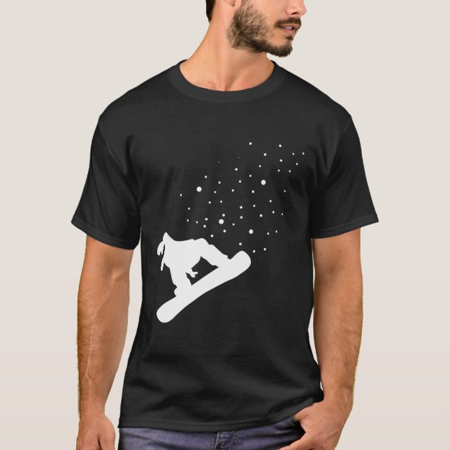Camiseta Snowboard Snowboarder Snowboard 4 (Anverso)