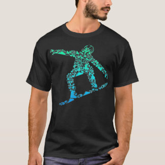 Camiseta Snowboard Snowboarder Snowboard Hombres Niños