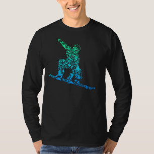 Camiseta Snowboard Snowboarder Snowboard Hombres Niños P