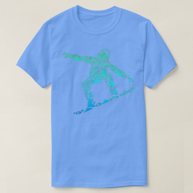 Camiseta Snowboard Snowboarder Snowboarding Men Boys Kids  (Diseño del anverso)