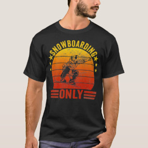 Camiseta Snowboard Sólo Retro Vintage Style Premium